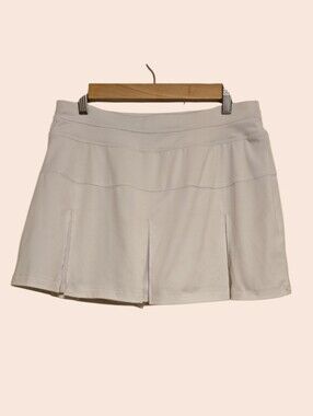 tek gear White Active Skort Activewear Skirt W/ Shorts Women's Size Medium